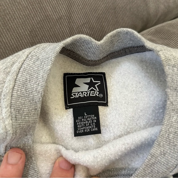 Starter Green Bay Packers NFC Champions Sweatshirt Men's Large Vintage 1997 - Picture 5 of 9